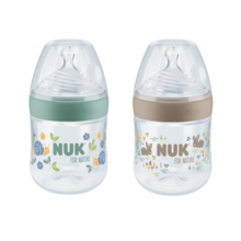 NUK for Nature Nappflaska Silikon 150 ml Mixade Färger