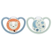 Pacifier Space Si DE S3 night Lion 2/Box