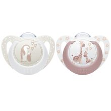 NUK First Choice Pacifier 0-6m Penguin/Giraffe