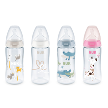 NUK First Choice+ Nappflaska 300 ml Flow Control