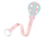 Pacifier Band Balloon Pink