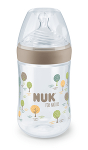 NUK for Nature Bottle Silicon 260ml  Creme