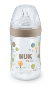 NUK for Nature Bottle 260ml Si size M Cream