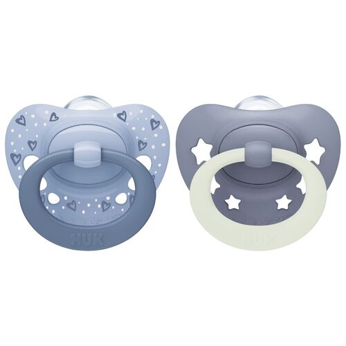 NUK First Choice Pacifier Classic Day & Night 0-6 m