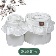 Sengerand Bedside Crib Flæser Hvid Organic Cotton