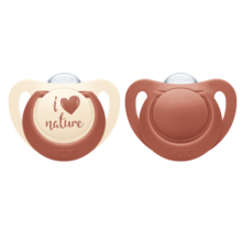 Pacifier NUK for Nature Si sze 1 Red 2/box