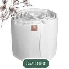 Sengerand Vugge Hvid Organic Cotton