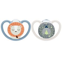 NUK Perfect Match Pacifier Air Night 0-6 m Lion