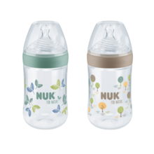 NUK for Nature Bottle Silicon 260ml Mixed Colours