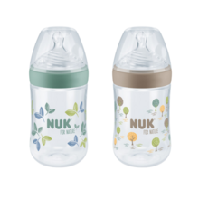 NUK for Nature Nappflaska 260 ml Mixade Färger