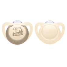 Pacifier NUK for Nature Silicon 0-6 mån Creme 