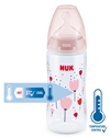 NUK First Choice+ Nappflaska   300 ml Rosa