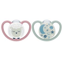 Pacifier Space Si DE S3 night Sheep 2/Box