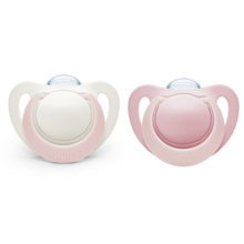 Pacifier Genius Silicon S1 Rose/White