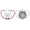 NUK Perfect Match Pacifier Air Night 0-6 m Sheep