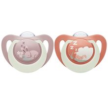 NUK First Choice Pacifier Night 0-6m Bunny/Sheep