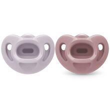 NUK First Choice Pacifier Soft 0-6 m Purple/Red